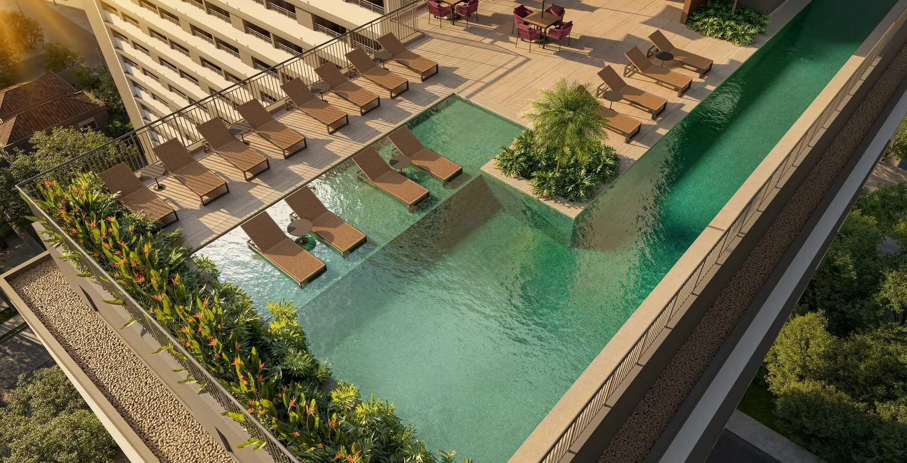 Piscina Rooftop 22º Pavimento — TOM Paraíso
